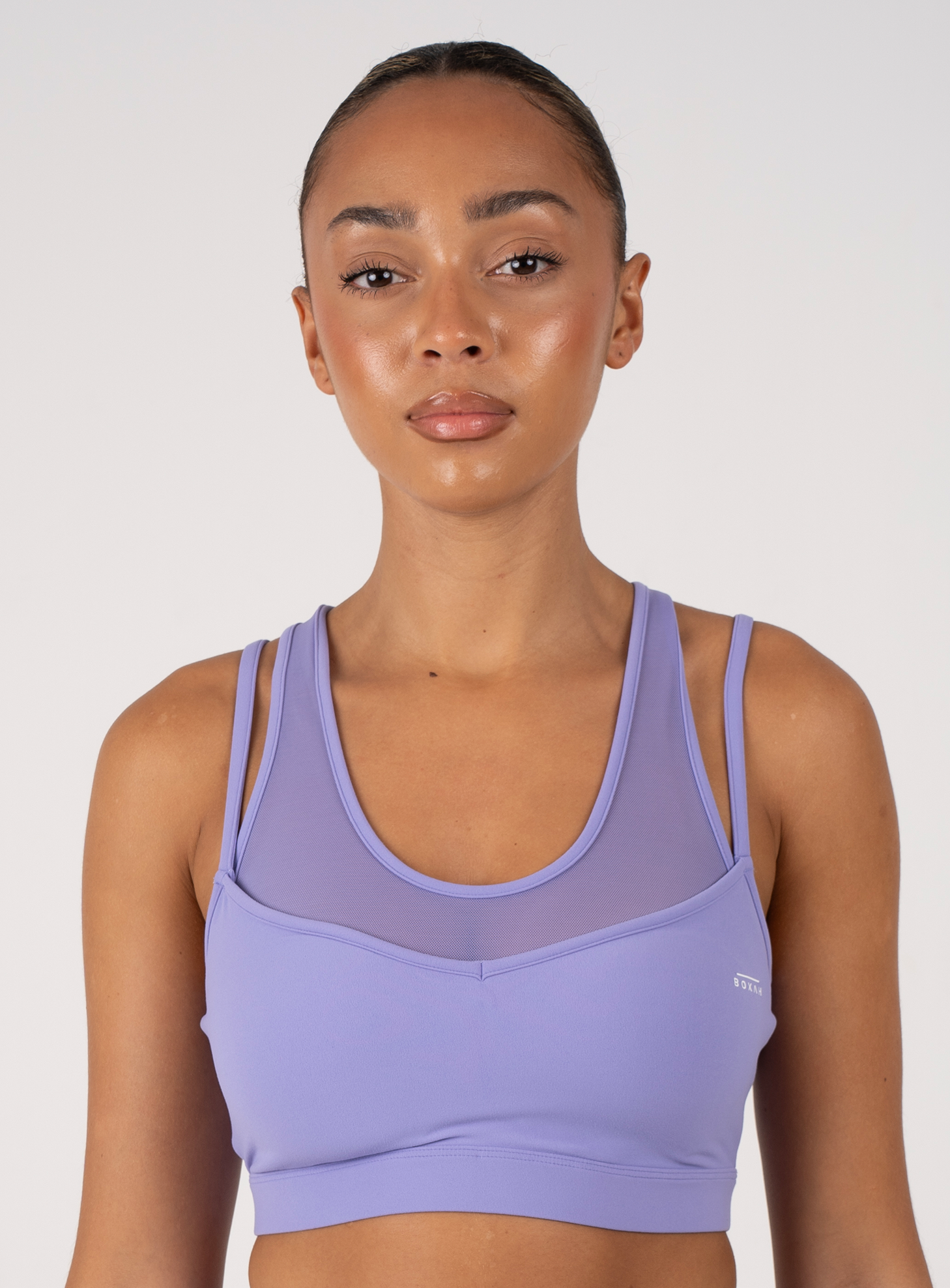 Lightweight Performance Support Sports Bra | Lilac - BOXAH