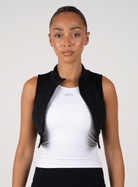 Zip-up Performance Sports Bra | Black - BOXAH