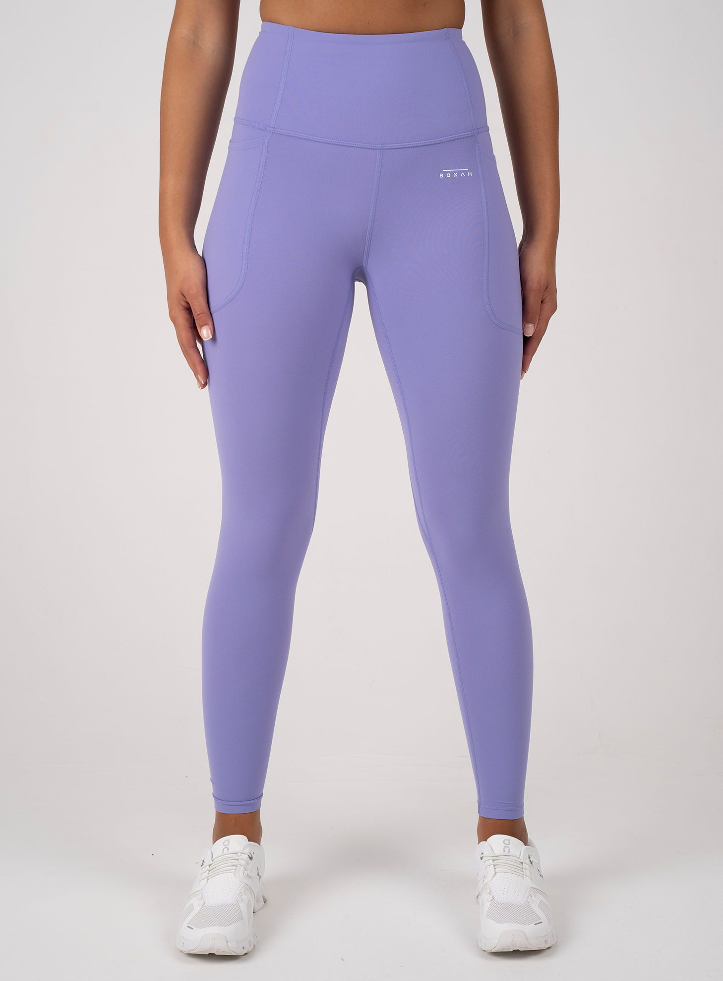 Twin Pocket Performance Legging | Lilac - BOXAH