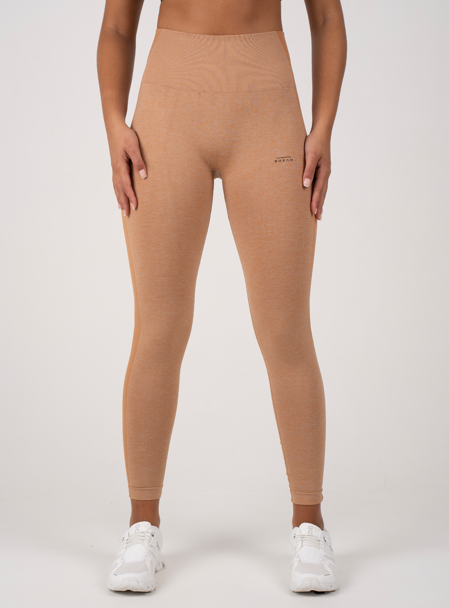 Contour Seamless Performance Leggings | Sunset Nude - BOXAH