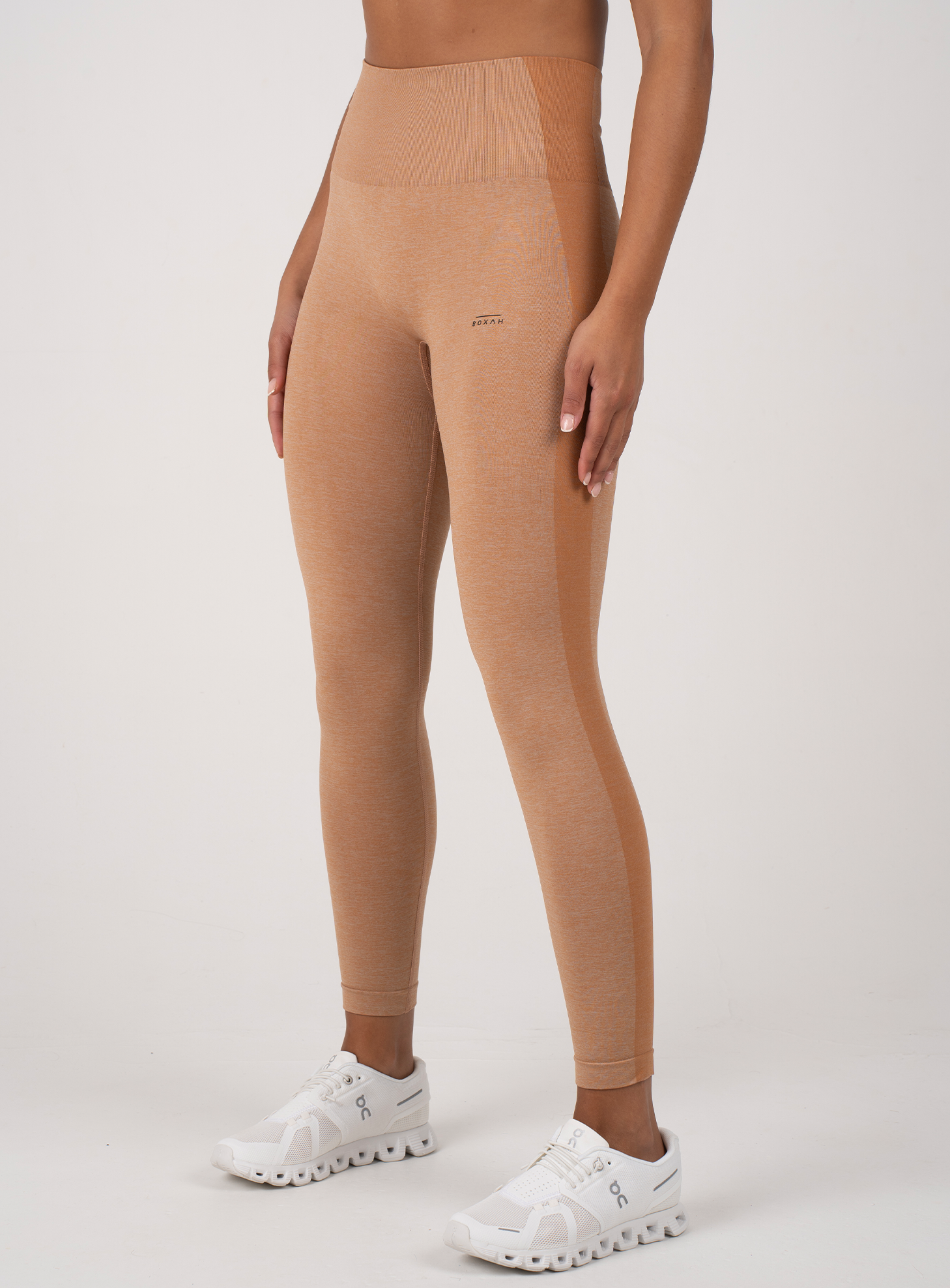 Contour Seamless Performance Leggings | Sunset Nude - BOXAH