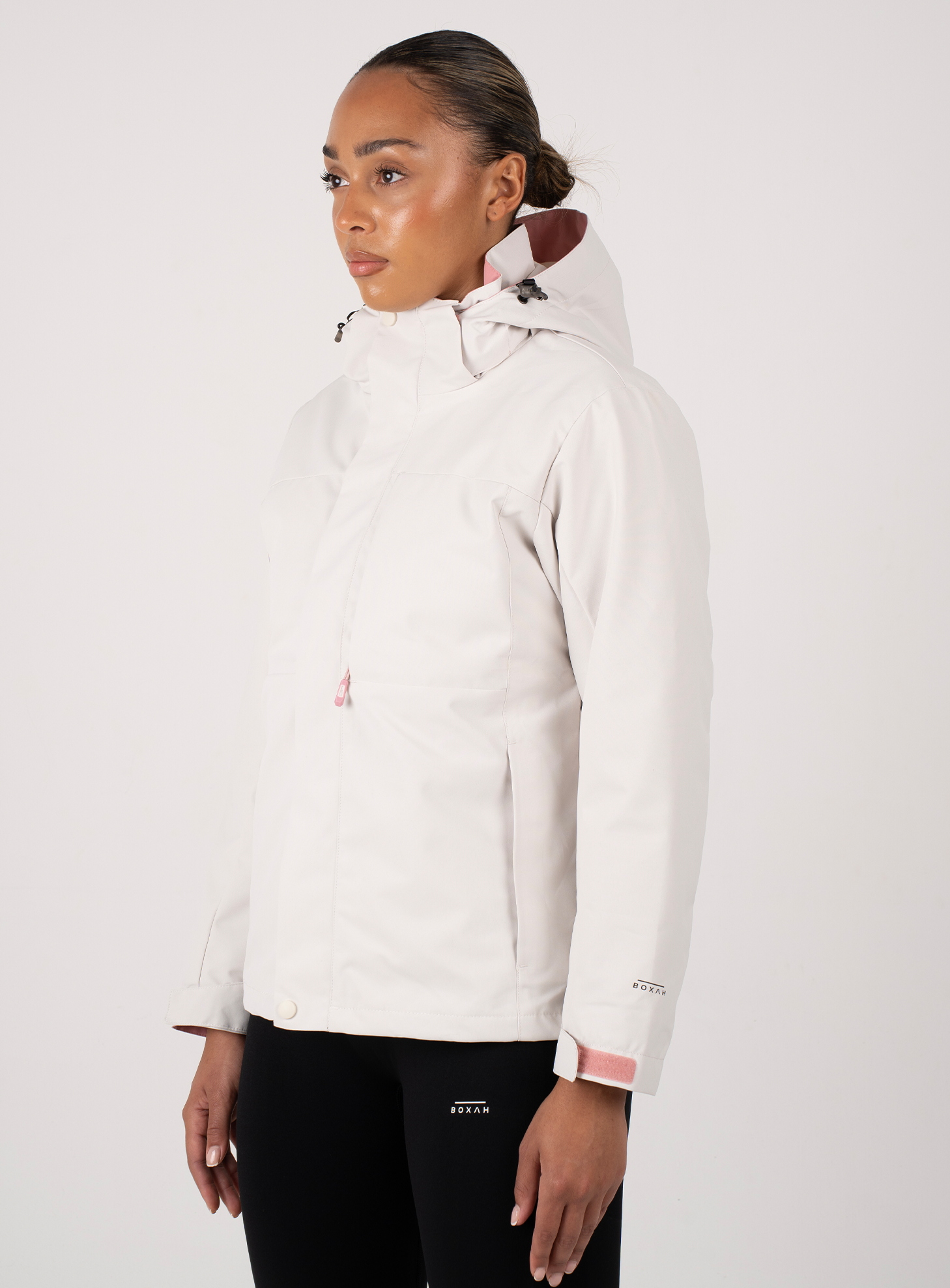 All Purpose Winter / Summer Jacket | White/Pink - BOXAH