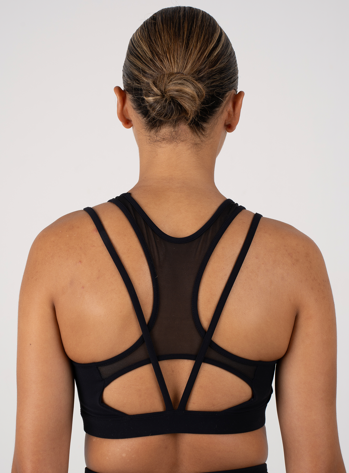 Lightweight Performance Support Sports Bra | Black - BOXAH