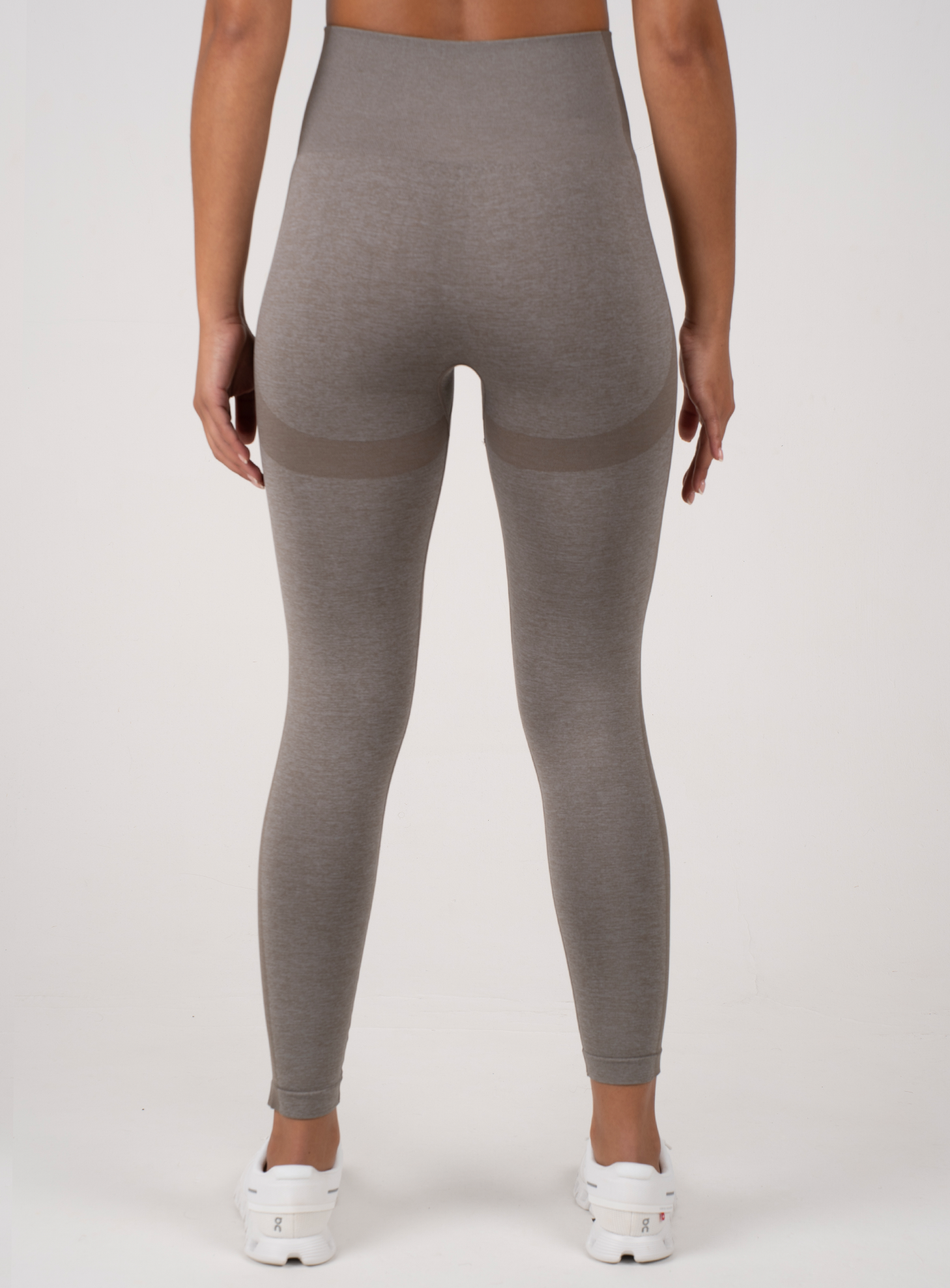 Contour Seamless Performance Leggings | Granite Grey - BOXAH