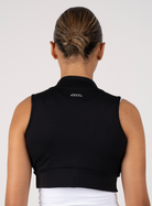 Zip-up Performance Sports Bra | Black - BOXAH