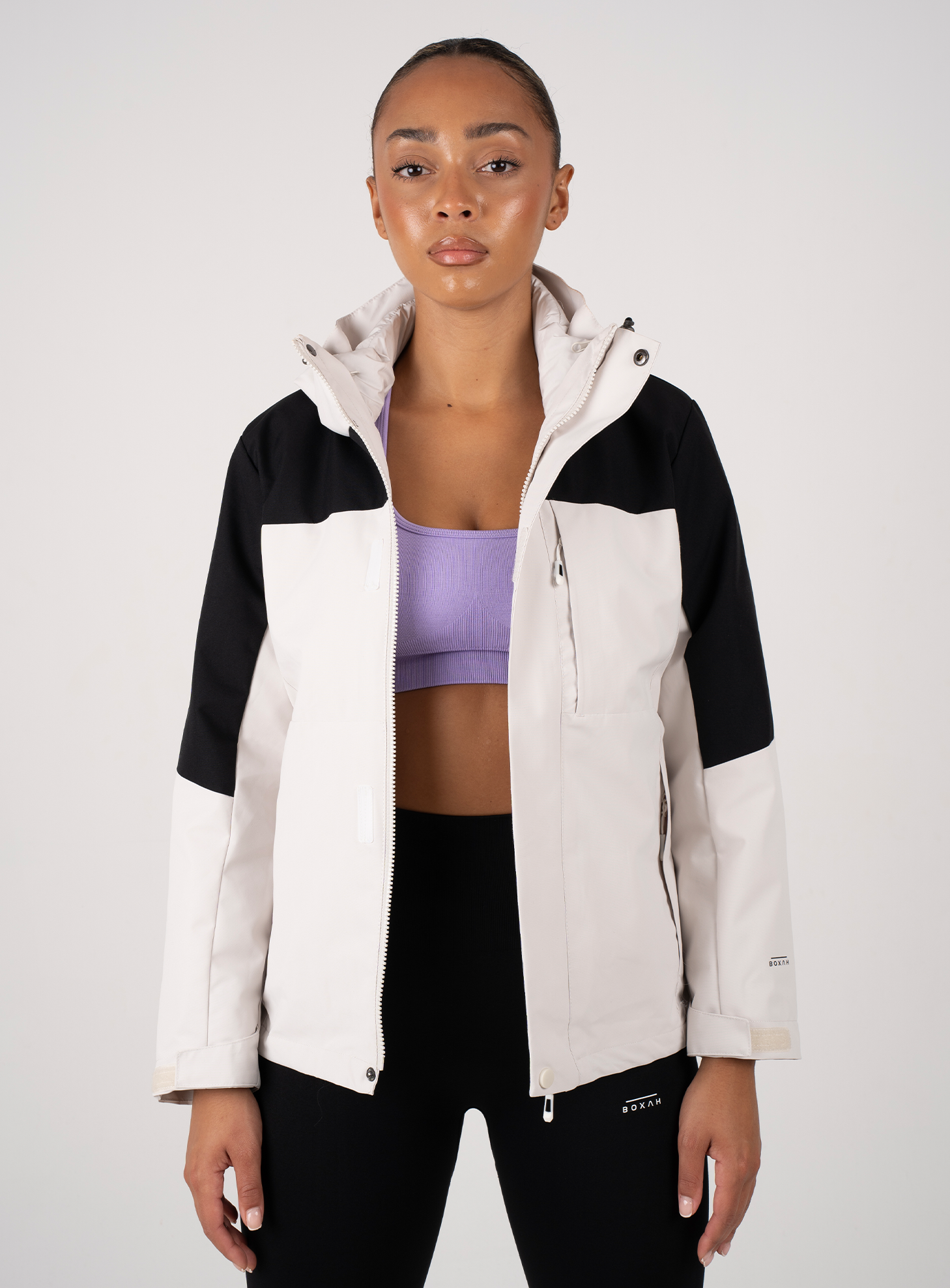 All Purpose Winter / Summer Jacket | Black/White - BOXAH