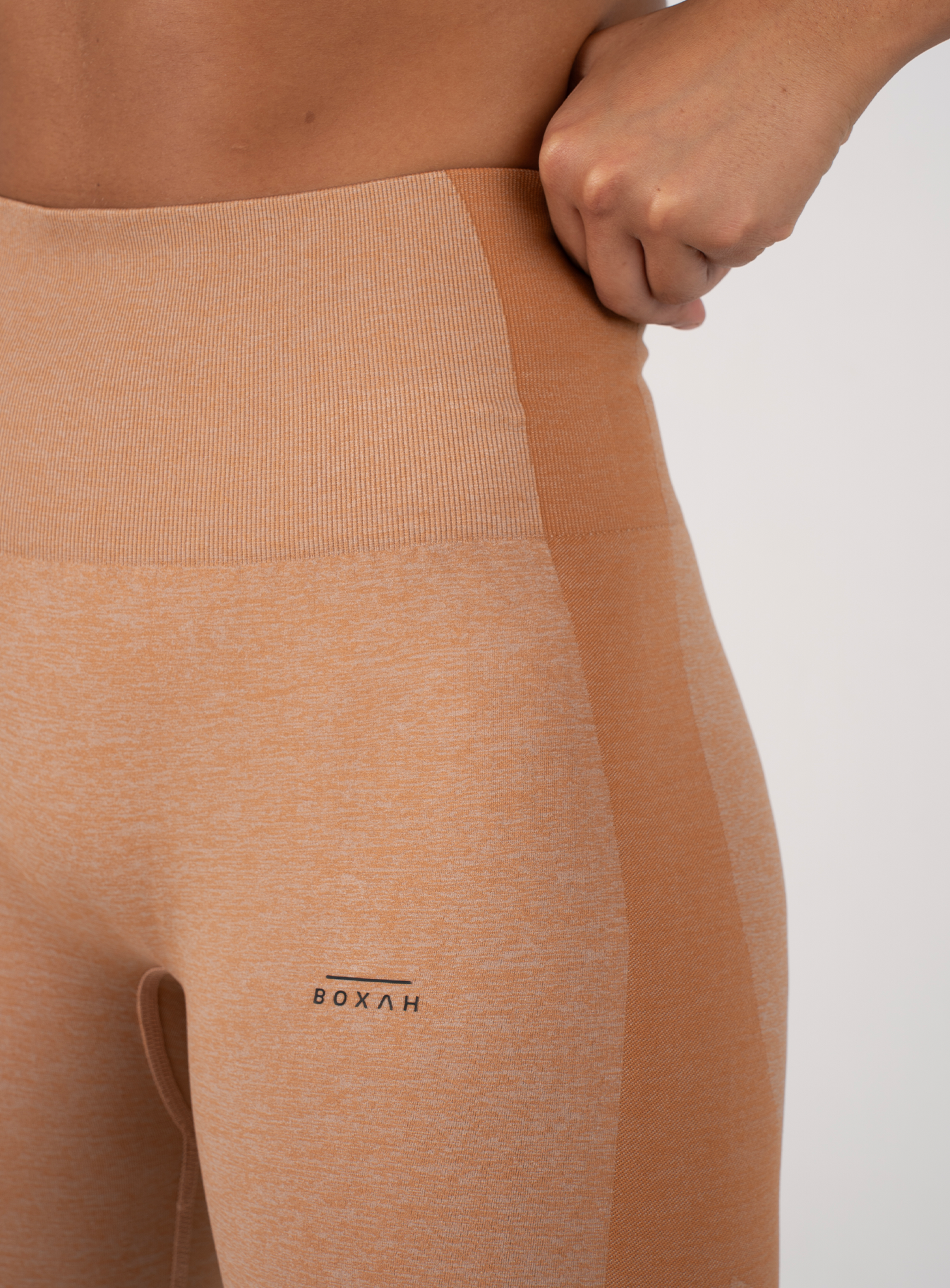 Contour Seamless Performance Leggings | Sunset Nude - BOXAH