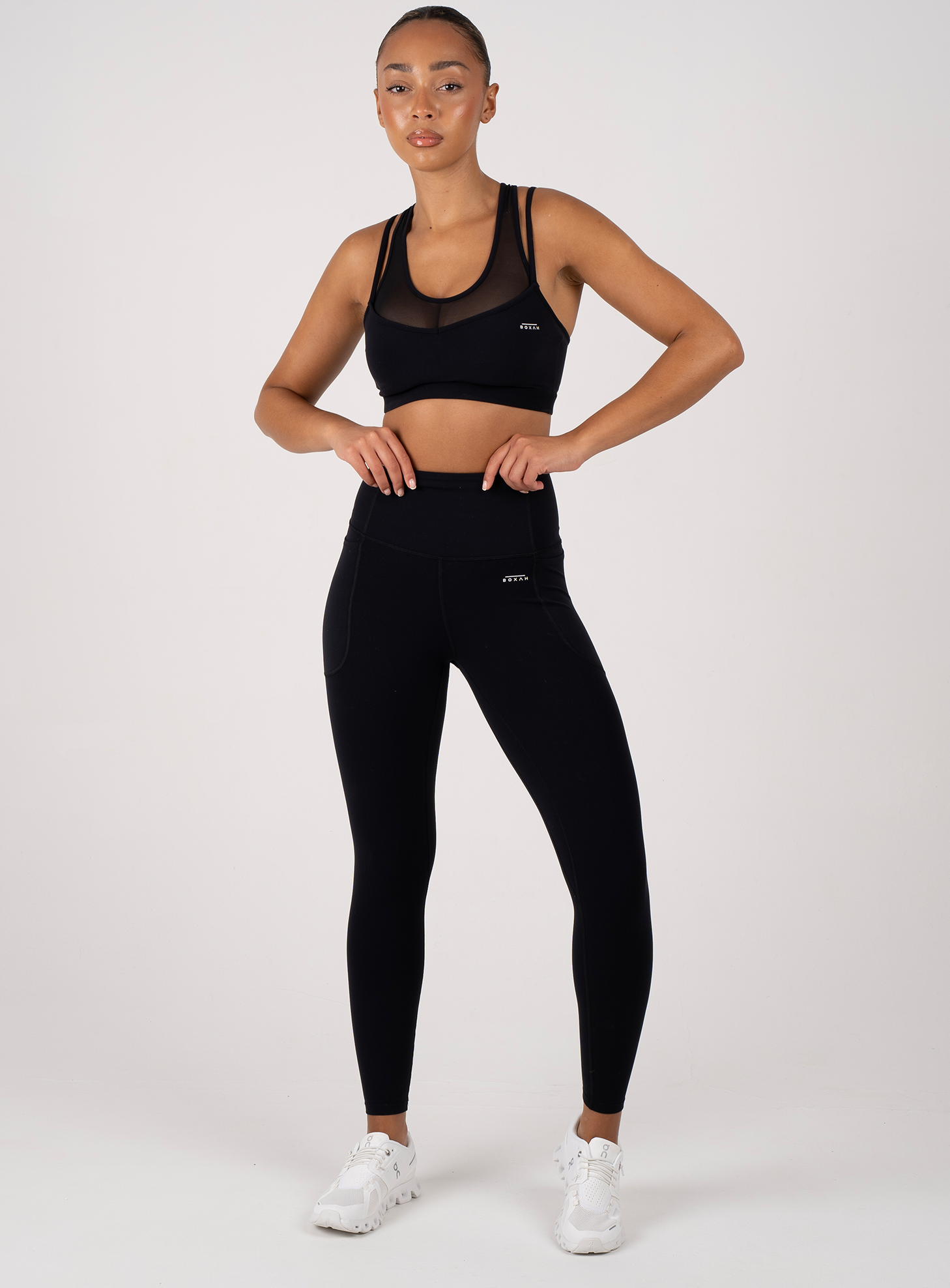 BOXAH Twin Pocket Performance Legging Black