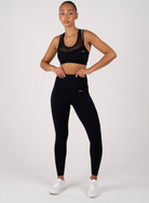 Twin Pocket Performance Legging | Black - BOXAH