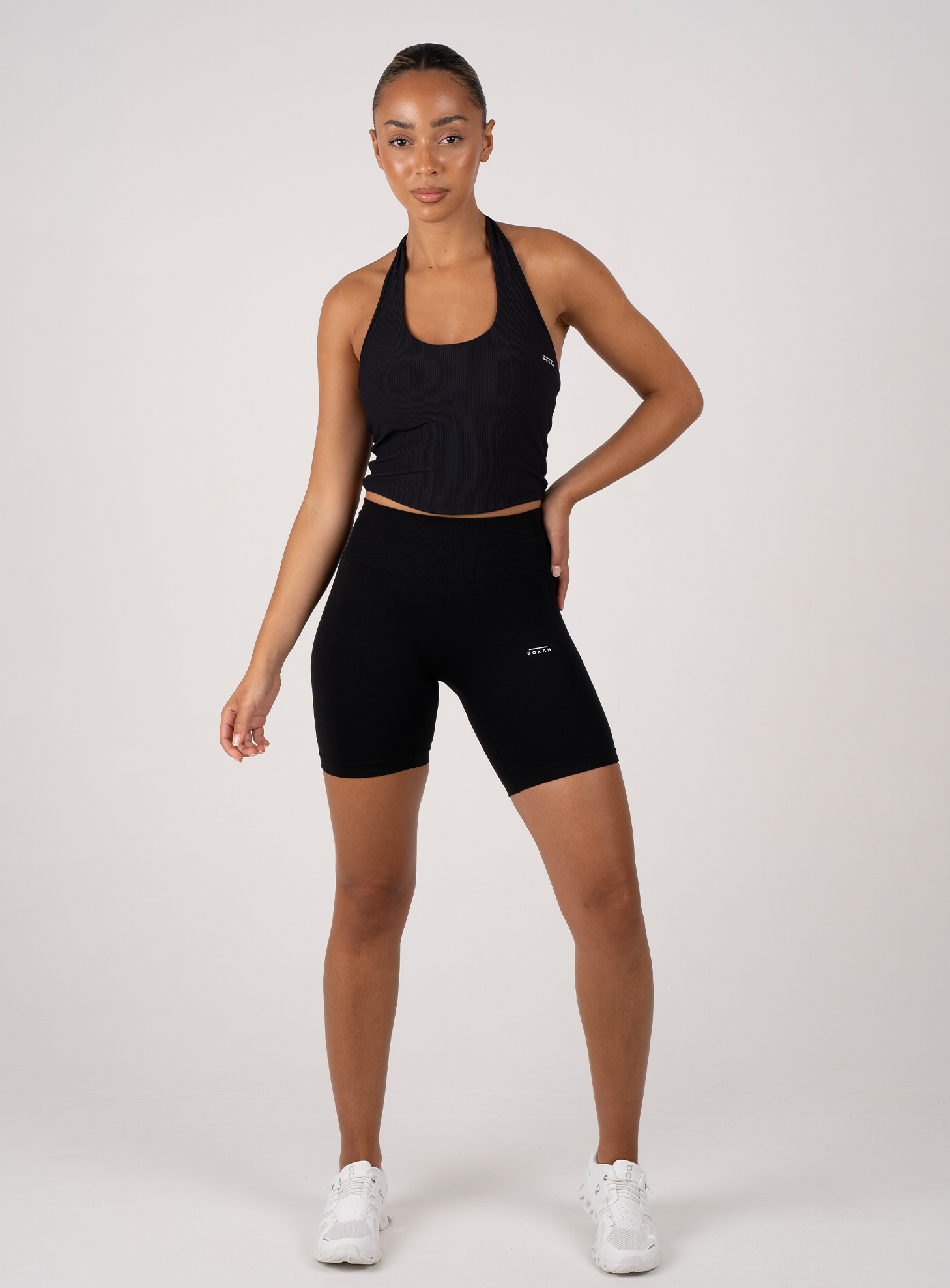 Contour Seamless Performance Shorts | Black - BOXAH