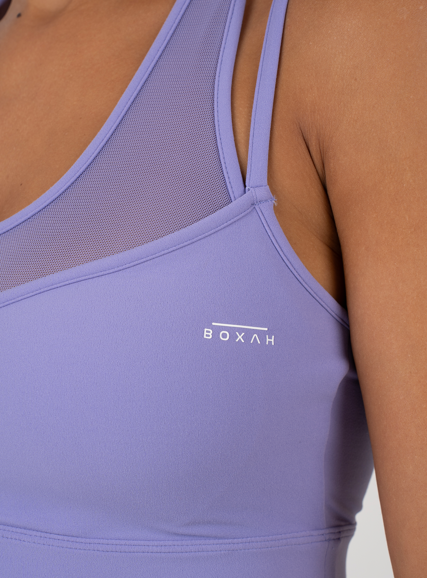 Lightweight Performance Support Sports Bra | Lilac - BOXAH