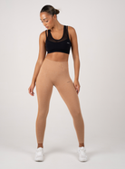 Contour Seamless Performance Leggings | Sunset Nude - BOXAH