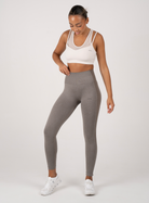 Contour Seamless Performance Leggings | Granite Grey - BOXAH