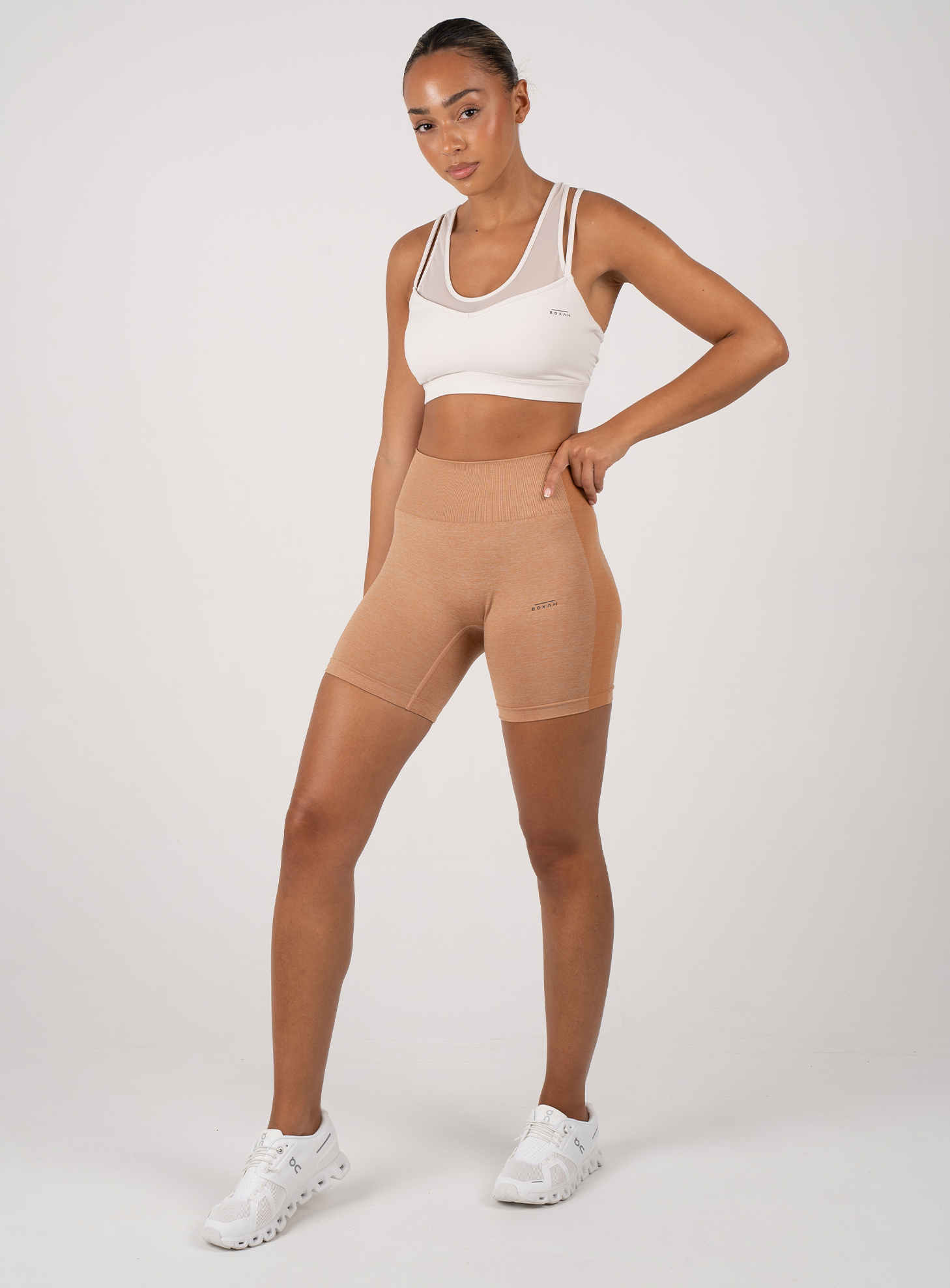 Contour Seamless Performance Shorts | Sunset Nude - BOXAH