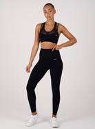 Lightweight Performance Support Sports Bra | Black - BOXAH