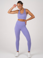 Twin Pocket Performance Legging | Lilac - BOXAH